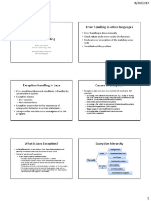 Exception Handling in Java  Java Exceptions - javatpoint