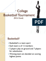 Inter College Basketball Tournament: (RCU Zonal)