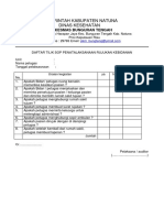 Daftar Tilik Rujukan Kebidanan