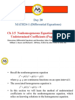 22.3.5 - Non-Homogeneous Equations Method of Undetermined Coefficients Second Order (2).pptx