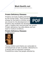 Protein Deficiency Diseases Explained