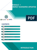 Energy Scenario Updates Module