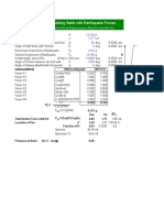 Active & Passive Force With Earthquake - Good - Mahfuz