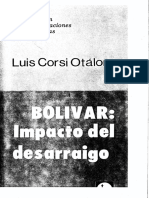 Bolivar. Impacto Del Desarraigo - Luis C PDF