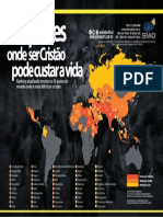 Infogrfico -50 Pases Onde Ser Cristo Pode Custar a Vida - 2019