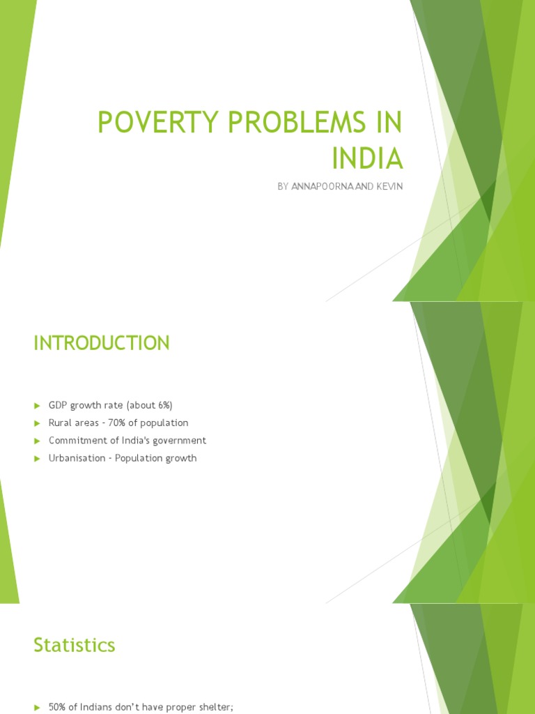 Poverty Problems in India | PDF | Politics | Social Science