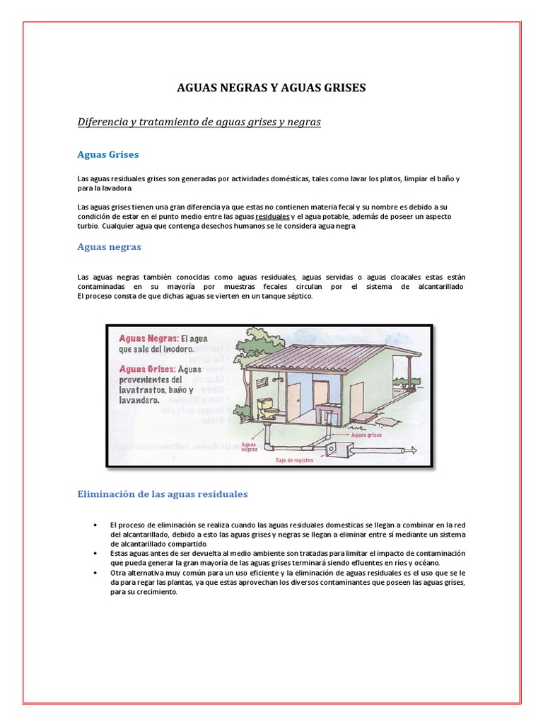 Aguas Grises y Negras PDF Aguas