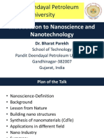 Pandit Deendayal Petroleum University: Introduction To Nanoscience and Nanotechnology