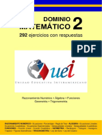 Dominio Matemático 2 UEI PDF