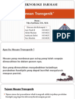 Hewan Transgenik PPT Biotek 