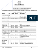 Fnyyh Fo'Ofo - Ky : Date-Sheet For B.Sc. Part-I, Ii & Iii (I/Iii/V Semester)