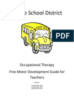 Writing OT Fine Motor Development Guide For Teachers1