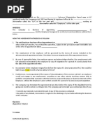 Retention Bonus Agreement Template | PDF | Employment | Private Law