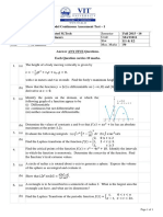 Model Continuous Assessment Test - I: Page 1 of 1