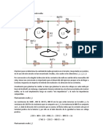 Resolución Circuito 4 Utilizando Mallas