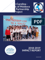 NC Moldova 2018-2019 School Partnership Report