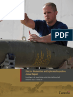 Director Ammunition and Explosives Regulation Annual Report