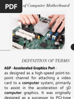 Parts of Computer Motherboard