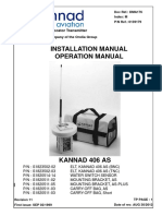 KANNAD 406 As Installation Operation Manual DMA176M