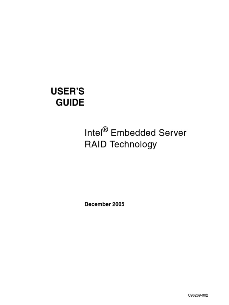 Raid Technology Intel | PDF | Bios | Booting