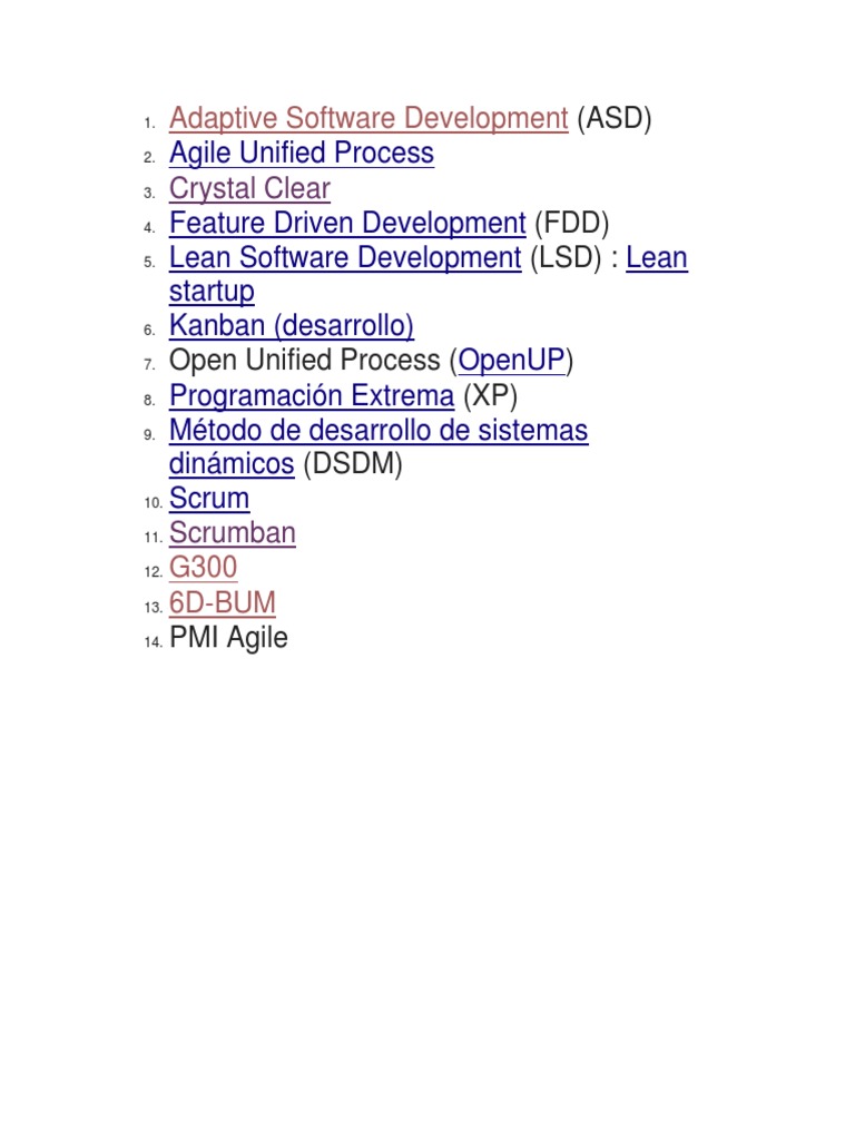 Overview of Adaptive Software Development | PDF