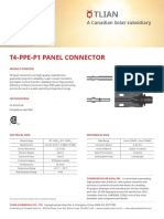 Canadian Solar subsidiary's T4 panel connector overview