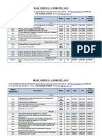 Becas Vigentes II Semestre 2019