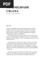 FEMINILIDADE CIGANA