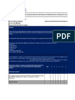 Herramienta de Autoevaluacion Del Sistema de Administración de Riesgo de Lavado de Activos y de La Financiacion