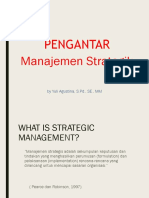 (1) Pengantar Manajemen Strategik