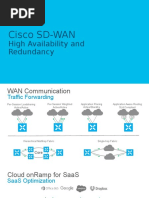 Cisco SD-WAN: High Availability and Redundancy