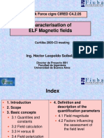 Characterisation of ELF Magnetic Fields: Joint Task Force Cigre CIRED C4.2.05