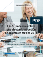 Las 5 Tendencias Clave que afectan la Atracción de Talento en México 2017