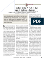 The Global Carbon Cycle: A Test of Our Knowledge of Earth As A System