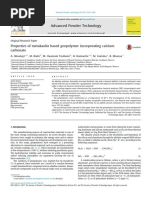 Properties of Metakaolin Based Geopolymer Incorporating Calcium Carbonate (Aboulayt-2017)