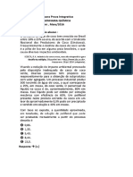 ENADE Introdução Eng Química LISTA 1