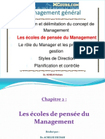 Les Écoles de Pensée Du Management