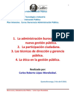 Burocracia y Administración Pública Carlos López Mendizábal.docx