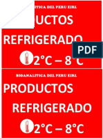 Productos Refrigerado 2°C - 8°C Productos Refrigerado 2°C - 8°C