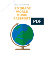 3Rd Grade World Music Passport