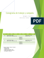 Cronograma de Trabajo PDF