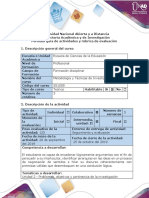 Guía de Actividad y Rúbrica de Evaluación - Paso 3 - Formular Un Problema de Investigación y Seleccionar Bibliografía Pertinente