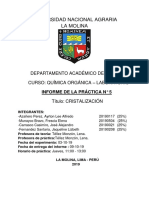 Informe Cristalización - Mesa 3 - Grupo Jueves