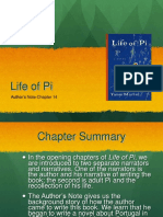 Life of Pi: Author's Note-Chapter 14