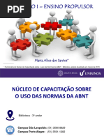 Capacitação normas da ABNT para trabalho de conclusão de curso