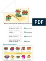 Bahasa Indonesia - Latihan Menentukan Letak Rumah Dan Sekolah