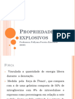 Propriedades Dos Explosivos