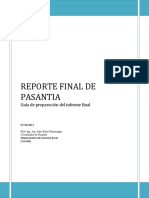 Modelo de Reporte Final de Pasantia