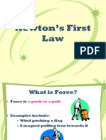 Newton First Law of Motion
