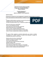 Taller de Trabajo No. 3 Metodos de Costos Variable o Absorvente